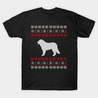Bernese Mountain Dog Ugly Christmas Sweater Gift T-Shirt